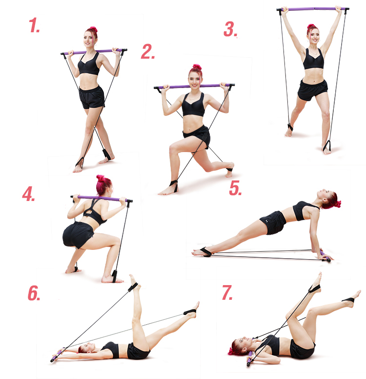 Φορητό Όργανο Εκγύμνασης για Πιλάτες - Portable Pilates Studio 
